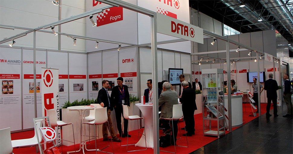 Fogra and DFTA with joint stand at drupa.