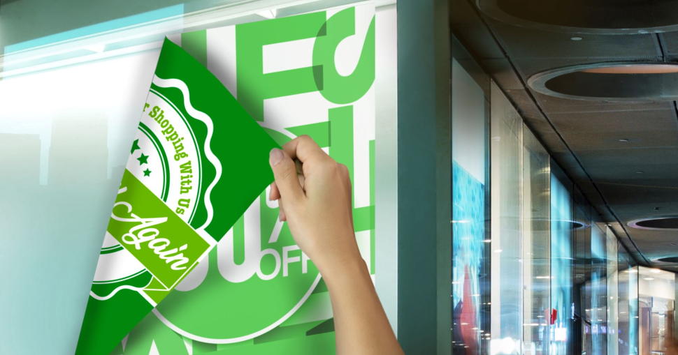 Blog: Making an impact. How to create double-sided window graphics.