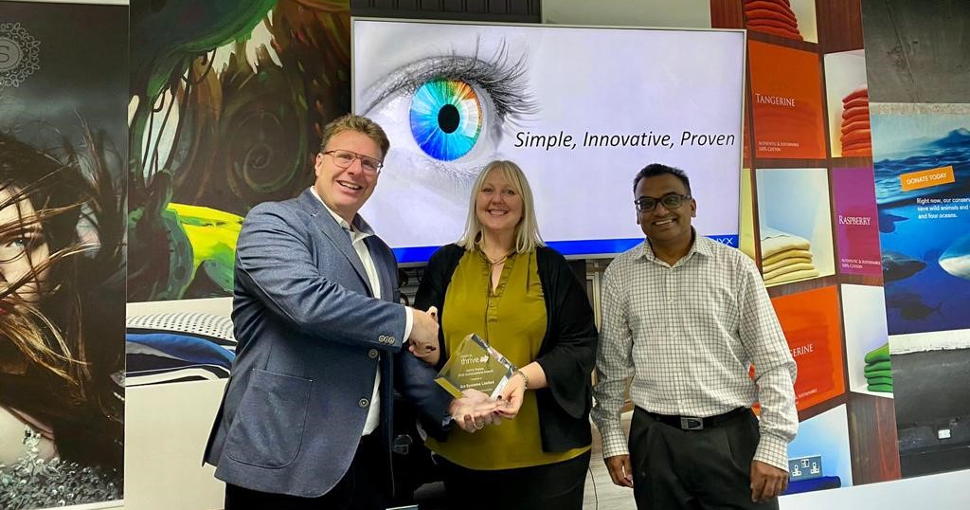 The award was presented at FESPA 2021 in Amsterdam and was one of five awards ONYX Graphics presented to its partners.