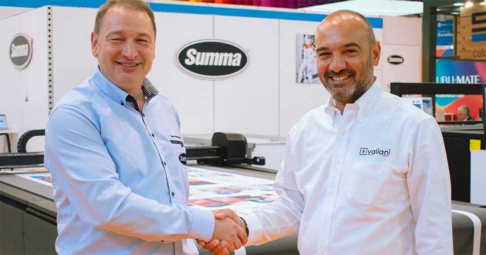 Summa and Valiani, join forces through a merger of their businesses. Summa acquires Valiani to strengthen its position as the leading manufacturer in print finishing equipment.