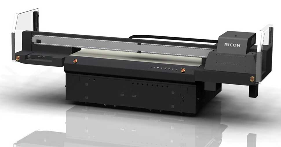 Application possibilities supported by the Ricoh Pro TF6251 hybrid flatbed UV printer will be highlighted at Gulf Print and Pack 2022.