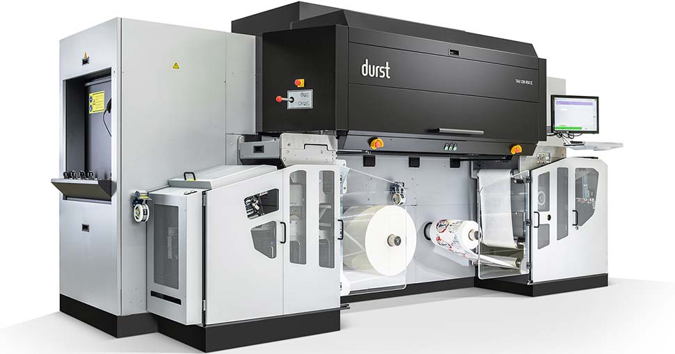 Durst will be showcasing two printers from their Tau RSC Portfolio. First, the Durst Tau RSCi, will be running on booth #3105.