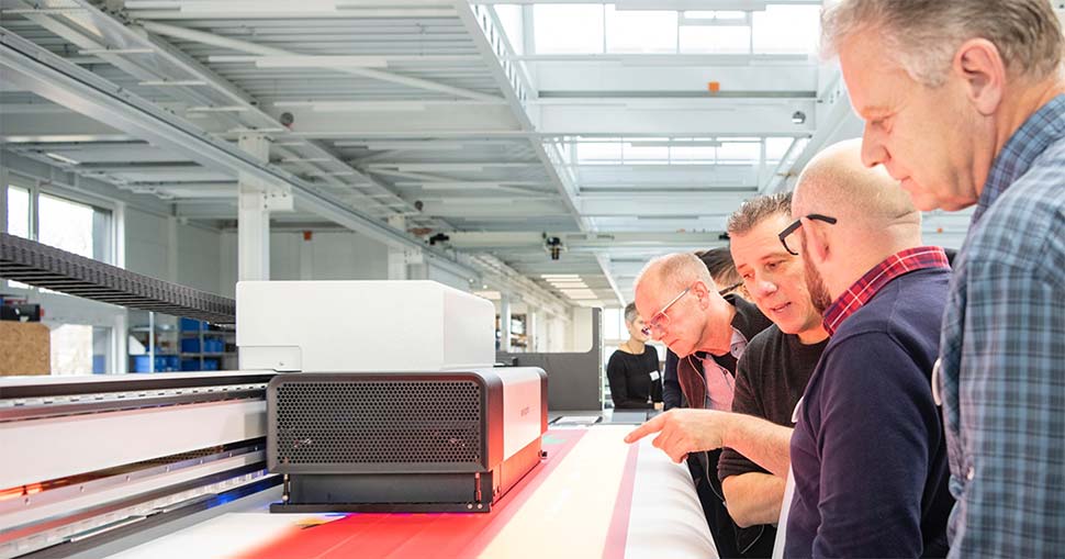 Hosted at swissQprint's UK headquarters in Bracknell, each group of guests will explore sustainability issues across the production process.