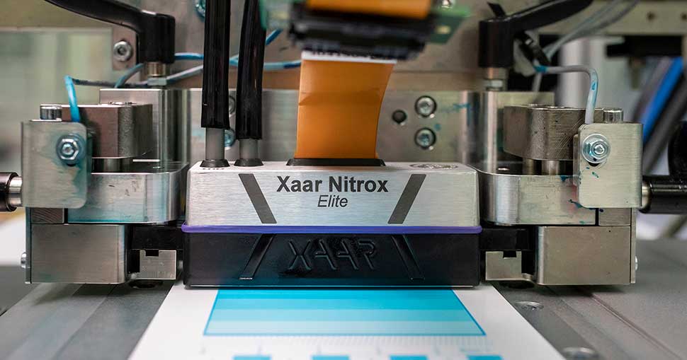 With Xaar’s TF Technology ink recirculation, a regularly maintained printhead is extremely unlikely to block.