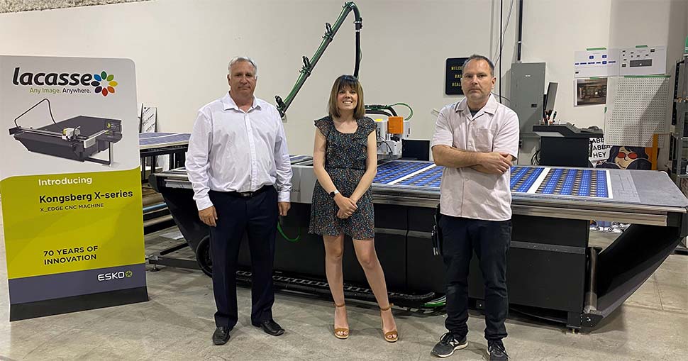 Ontario’s Lacasse Printing has invested in the latest digital finishing technology from Kongsberg Precision Cutting Systems.