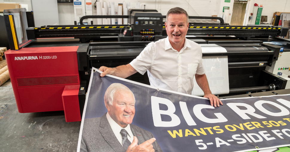 Wallace Print invested in the new Agfa wide format engine in December 2019. 