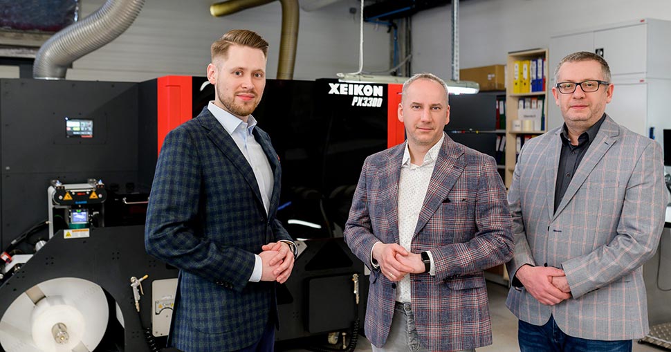 The Polish printing specialist has invested in a Panther PX3300 UV inkjet press to expand its digital label offering and speed up production.