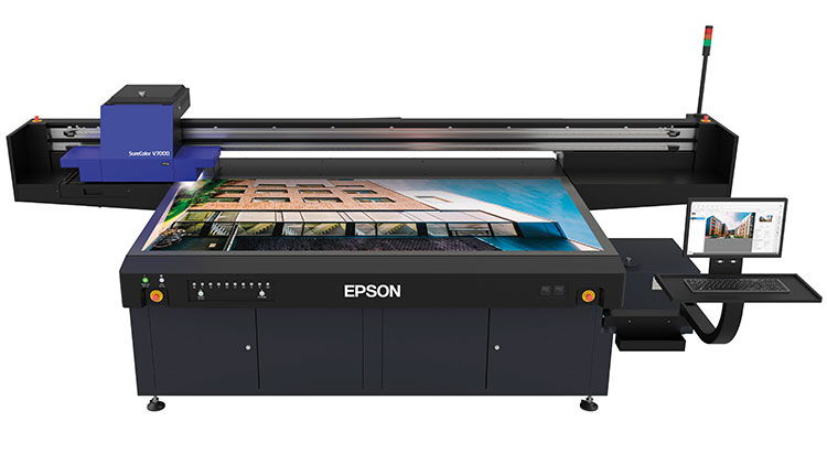 The SureColor SC-V7000 offers high quality, fast printing onto a variety of media.