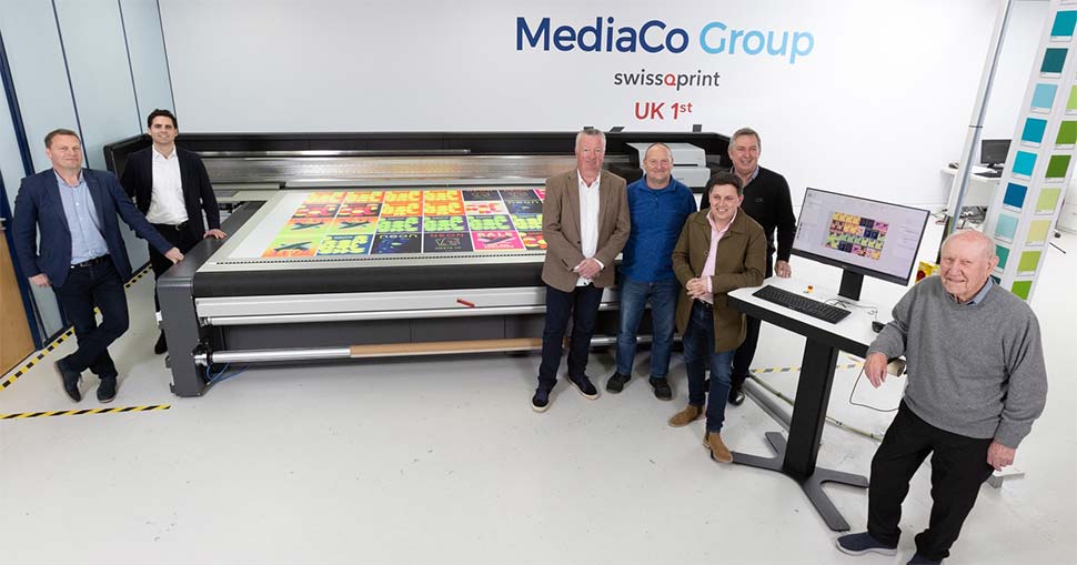 MediaCo takes delivery of UK's first swissQprint Kudu.