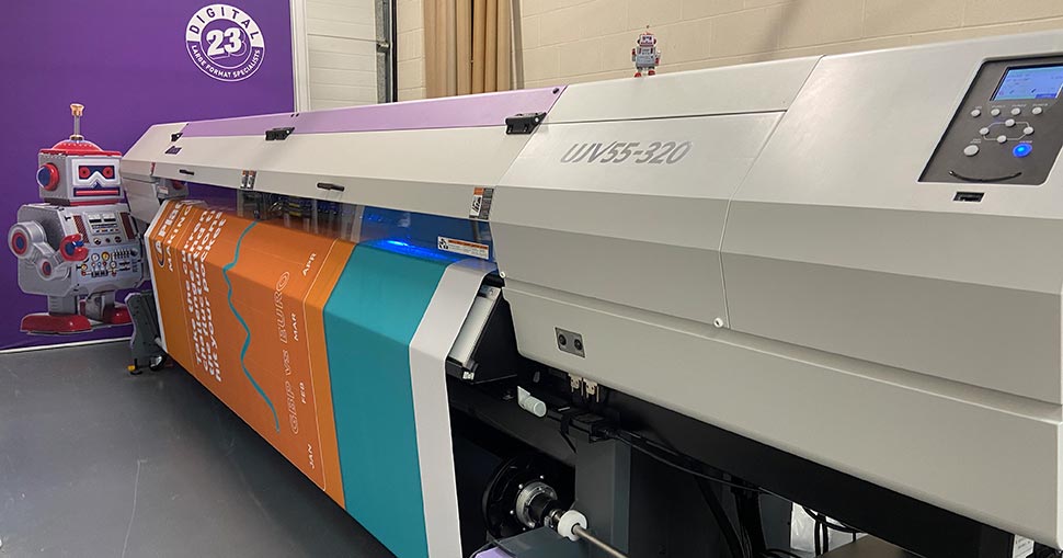 Wiltshire-based Digital 23 has purchased a Mimaki UJV55-320 from CMYUK.
