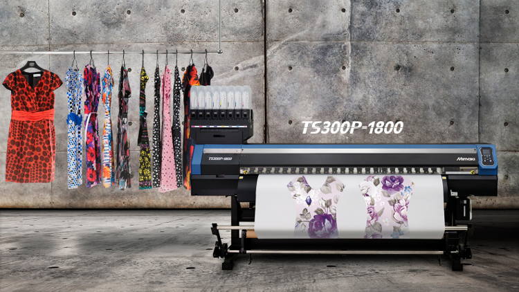 Hybrid supports textile companies with Mimaki TS300P price reduction.