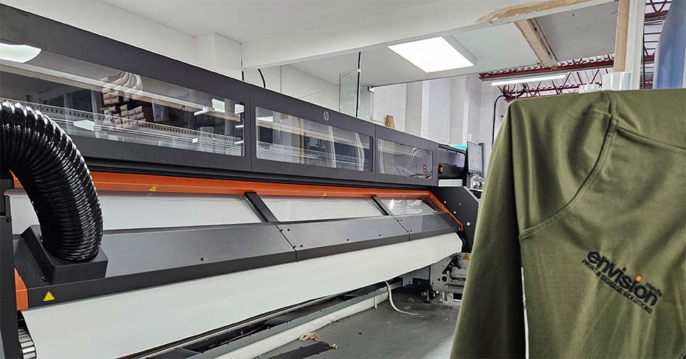 The Lancashire-based business installed the new HP Stitch S1000 in April 2023.
