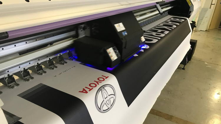 Borney is highly respected in the industry for the high-quality signs, flags and banners they produce for clients such as TOYOTA.