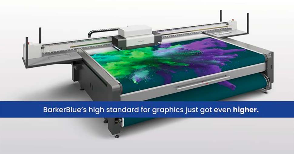 BarkerBlue, Inc. of San Mateo, CA, had a swissQprint Nyala 4 flatbed printer installed in early February 2023.