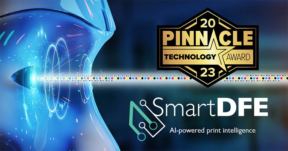 Global Graphics Software’s SmartDFE wins PRINTING United Alliance 2023 Pinnacle Product Award for Technology.