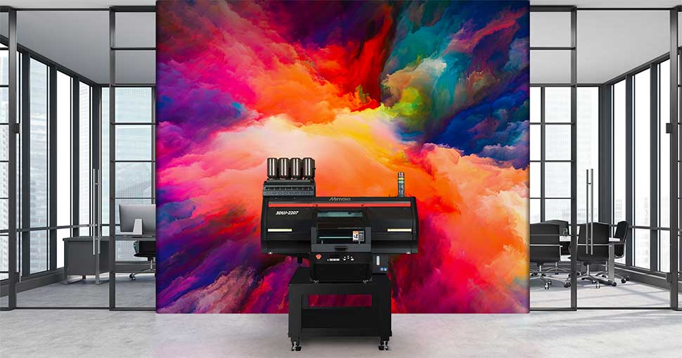 Mimaki Full Colour 3D Printer set for TCT 3Sixty showing with R A Smart.