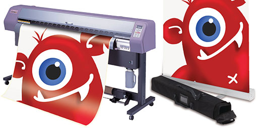 Red Monster Print