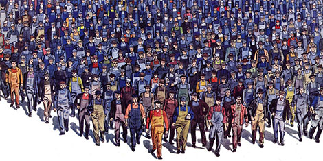 crowd