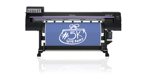 Mimaki CJV 5K giveaway LFR