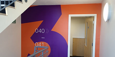 wayfinding stairwell