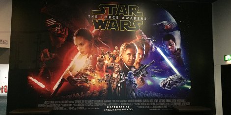 Star Wars: The Force Awakens Cineworld Wall Graphic (Broad St, Birmingham)