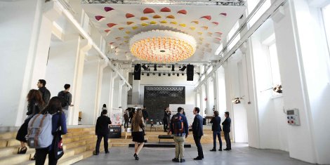 The 'Pleasure Will Steal Your Soul' installation by Pixartprinting unveiled at Milan Design Week amazes and hypnotises visitors
