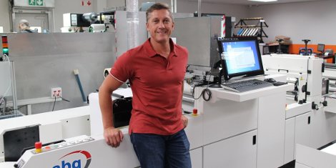 Dudley Cherry with one of the new systems in South Africa