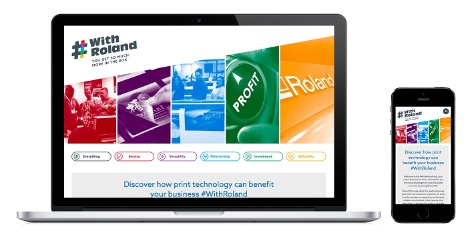Designed as an online directory for facts, guides and information on the many advantage of choosing digital print and choosing Roland DG, #WithRoland will educate visitors through a wide variety of engaging formats, including blog posts, infographics, videos, imagery and other thought-provoking content.