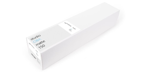GMG studio OBA matte 150 not only contains high OBA, but also has a higher brightness level. As a result, OBA matte 150 provides a larger colour gamut in highlight areas compared to many other proof media.