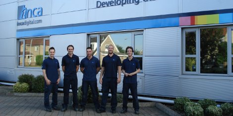 (from left to right) Tom Brooks, Zack Taylor, David Saville, Russell Davis and Sam Maskell.