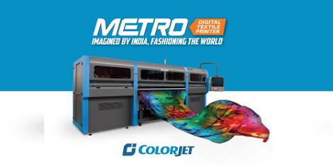 ColorJet Group will be participating at ITMA Asia to be held in Shanghai in hall 5.1, booth H5E04.