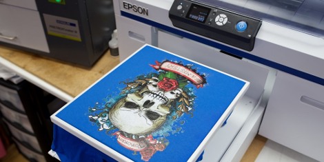 Stunning quality on SE Workwears Epson SC F2000 T Shirt printer