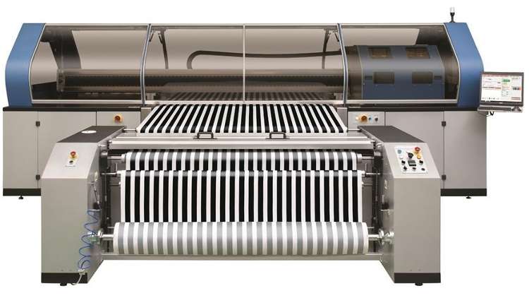 Mimaki’s Tiger 1800B offers production volumes of textile printing.