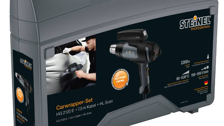 The STEINEL Carwrapper-Set - HG 2120 E Heat Gun and HL Scanner.