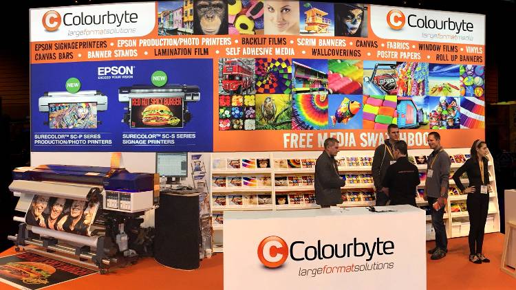 Colourbyte will show a range of Epson technologies and printed samples from its wide range of media.
