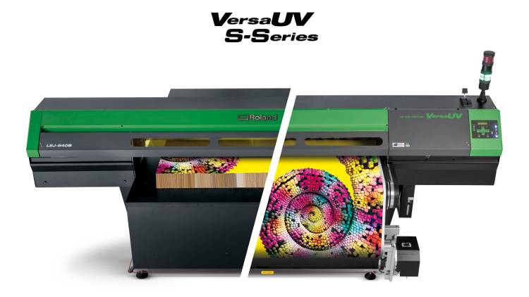 Debut presentation of proven & innovative UV-LED flatbed and belt print solutions at FESPA, Roland DG Booth B20, Hall 2.2.