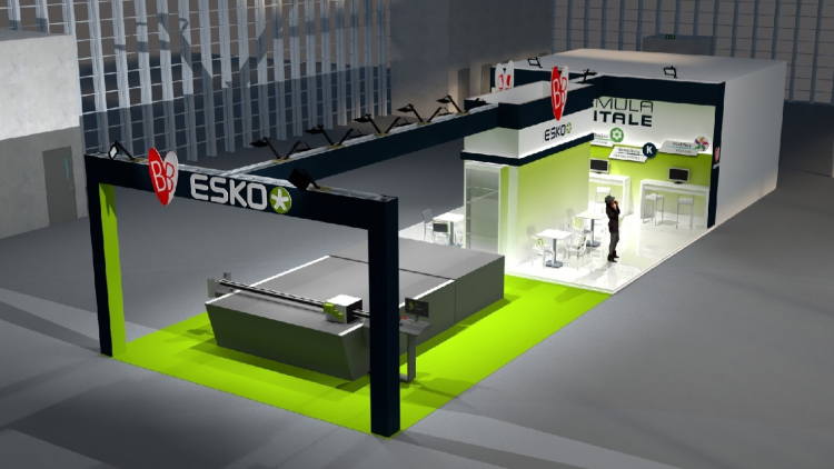 Automation for more productive and profitable business by Esko and B+B International at Viscom Italia 2018.