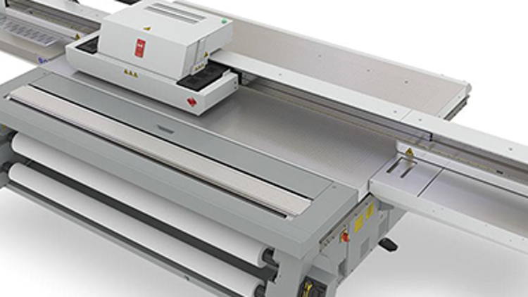 Fleet Graphics installs a New Océ Arizona 2280GT with digital print solutions.