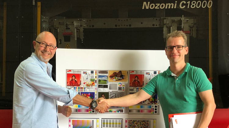 EFI Nozomi C18000 is 1st Single-Pass Digital Corrugated Printer to Achieve Fogra Certification.