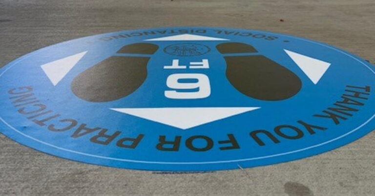 Classic Litho and Design sticks with Drytac Polar Grip to complete major social distancing project for the University of Southern California.