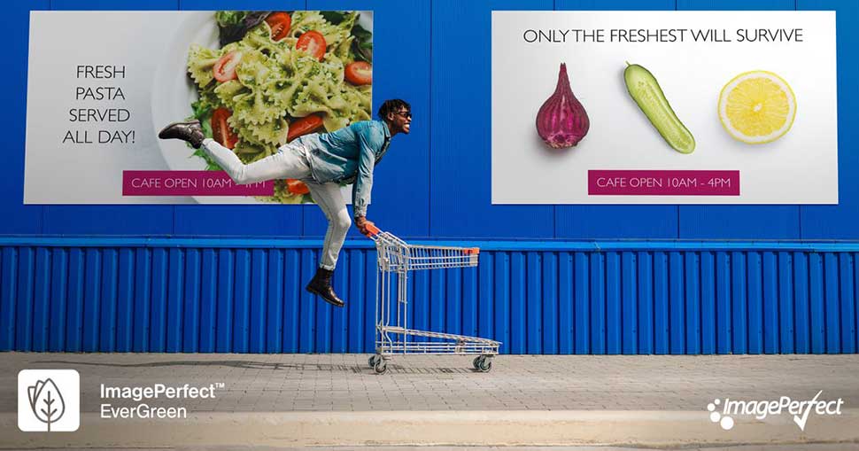 The ImagePerfect EverGreen range comprises eight digitally printable white films offering matt and gloss finishes.