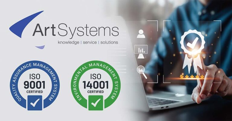 ArtSystems continues its success with renewal of key ISO 9001 and ISO 14001 certifications.
