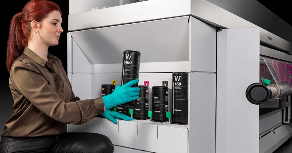 Canon Colorado M-series including white ink approved for 3M MCS warranty program.