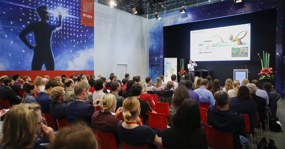 Impressive line-up for the drupa cube.