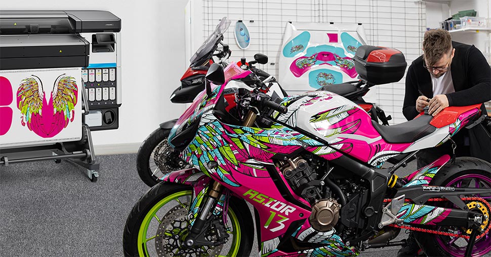 HP partners with PressOn for dedicated vehicle wrapping and sustainability events.