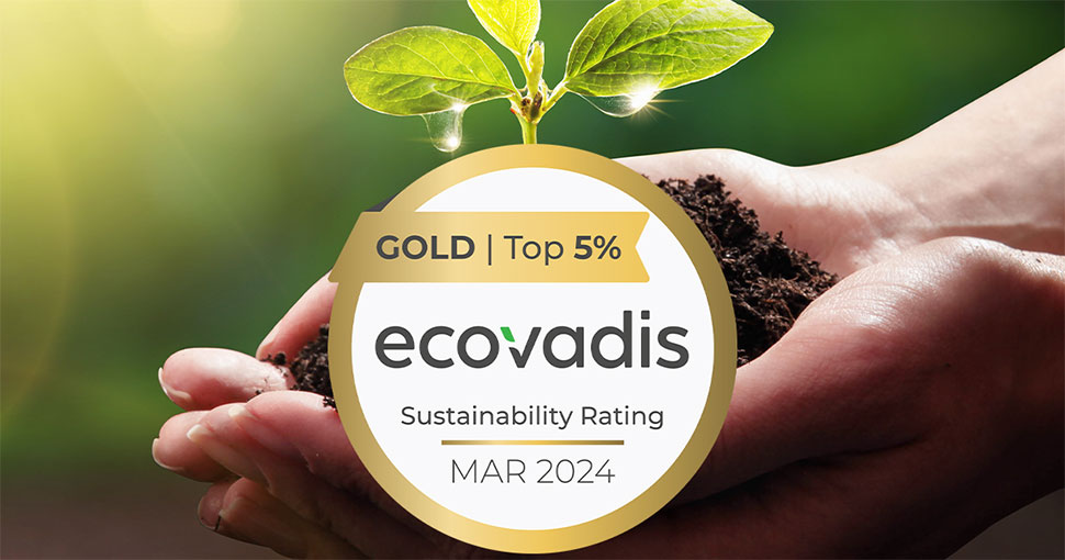 Konica Minolta receives Gold for sustainability in 2024.
