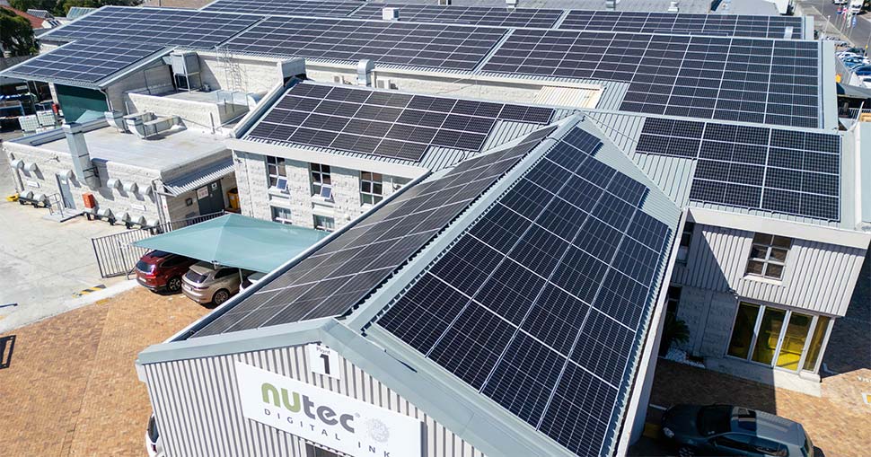 NUtec Digital Ink invests in renewable energy for production.