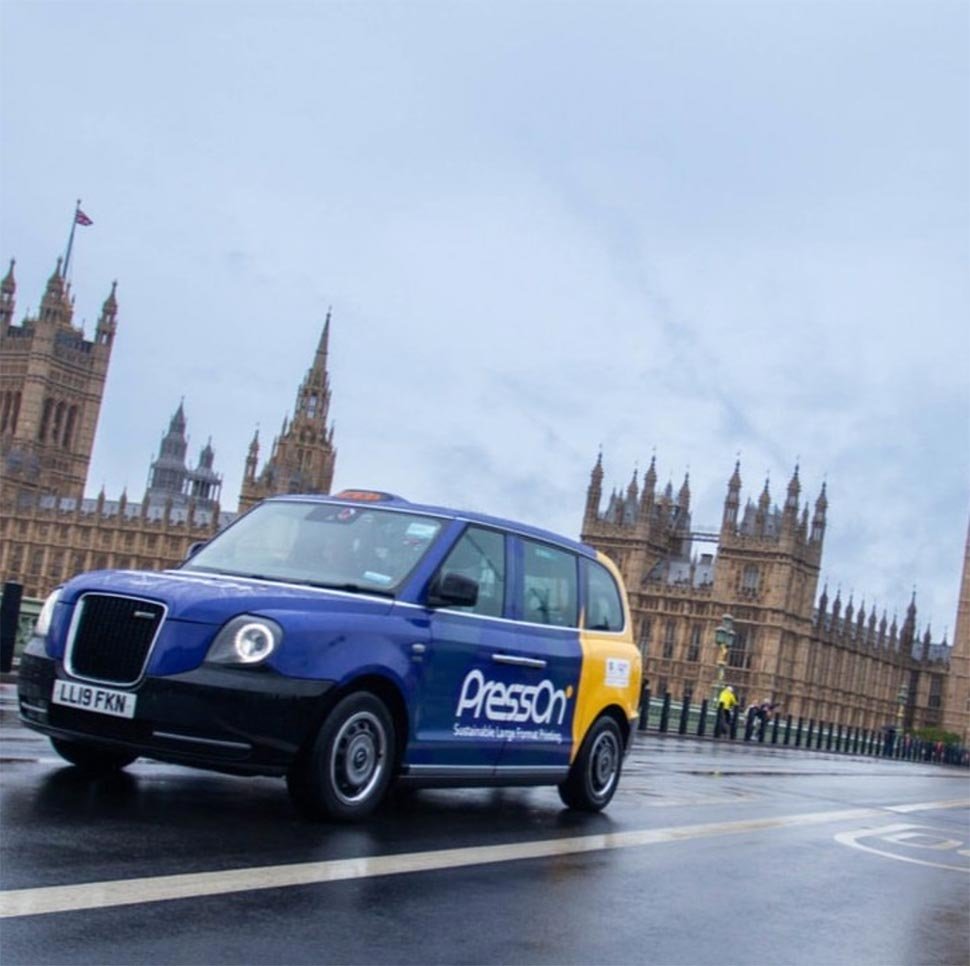 london taxi hp latex presson