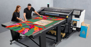 HP Latex R530 flatbed printer