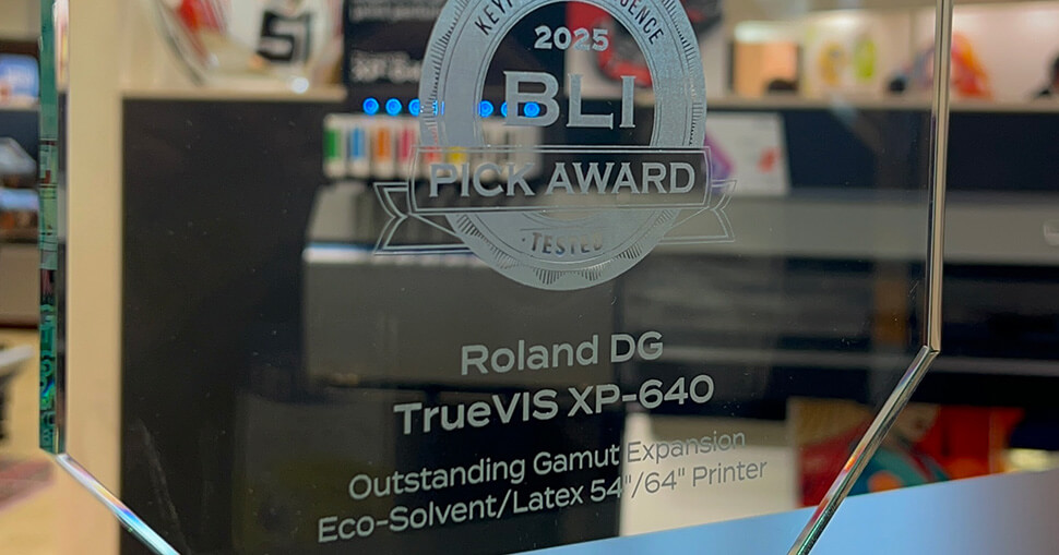 Roland DG TrueVIS XP-640 Wins Pick Award from Keypoint Intelligence for Highest-Rated Printer